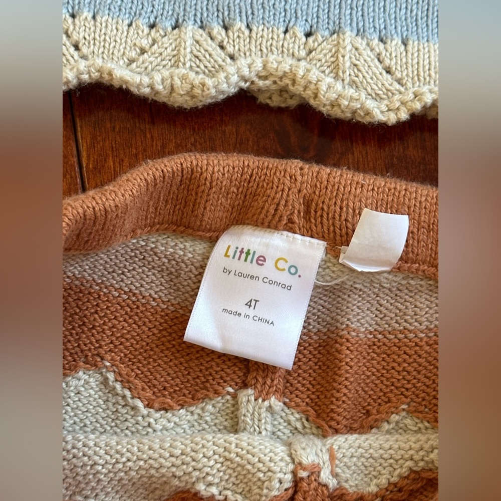Little Co. by Lauren Conrad Toddler Girl Knit Crochet Set - Picture 2 of 4